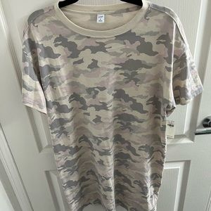 Camo T-Shirt Dress